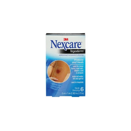 Nexcareâ„¢ Absolute Waterproof Transparent Dressing with Pad, H3584 , 2-3/8 in x 4 in
